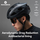 ROCKBROS Kask Rowerowy Lekki I Antybakteryjny Z Regulacją Obwodu Głowy 58-62cm-LK-66 Kaski