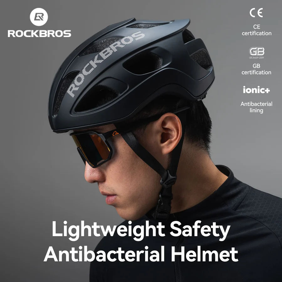 Kask Rowerowy Lekki I Antybakteryjny Z Regulacją Obwodu Głowy 58-62cm-LK-66