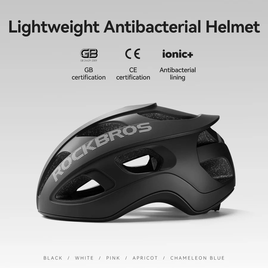 Kask Rowerowy Lekki I Antybakteryjny Z Regulacją Obwodu Głowy 58-62cm-LK-66