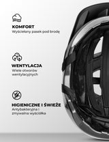 ROCKBROS Kaski Dla Dzieci Można Zamontować Regulowane Oświetlenie Pojazdu-LK-67 Kaski