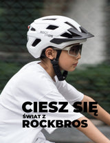 ROCKBROS Kaski Dla Dzieci Można Zamontować Regulowane Oświetlenie Pojazdu-LK-67 Kaski