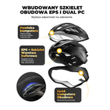 ROCKBROS Kask Rowerowy z Ramą Wzmacniającą Bezpieczny i Lekki-LK-69 Kaski