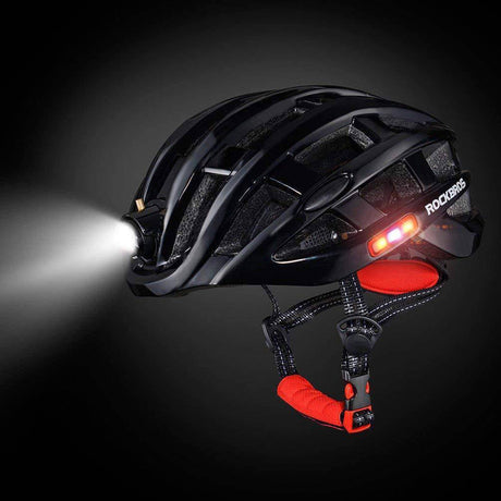 ROCKBROS Kask Rowerowy Z Światłem Ostrzegawczym-ZN1001 Kaski
