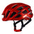 ROCKBROS Kask Rowerowy Z Światłem Ostrzegawczym-ZN1001 KaskiCzerwony Regulowany obwód głowy(57-62 cm)