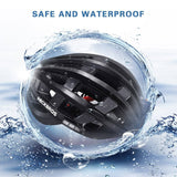 ROCKBROS Kask Rowerowy Z Światłem Ostrzegawczym-ZN1001 Kaski