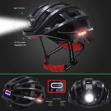Kask Rowerowy Z Światłem Ostrzegawczym-ZN1001