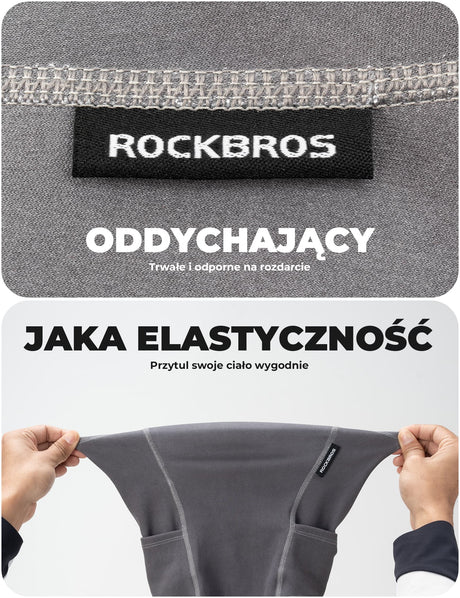 ROCKBROS Kominiarka Termoaktywna Zmienna Kolorystycznie, Ciepła i Wiatroszczelna-LF25813 Kominiarki