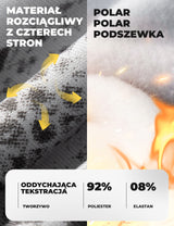 ROCKBROS Kominiarka Termoaktywna Zmienna Kolorystycznie, Ciepła i Wiatroszczelna-LF25813 Kominiarki