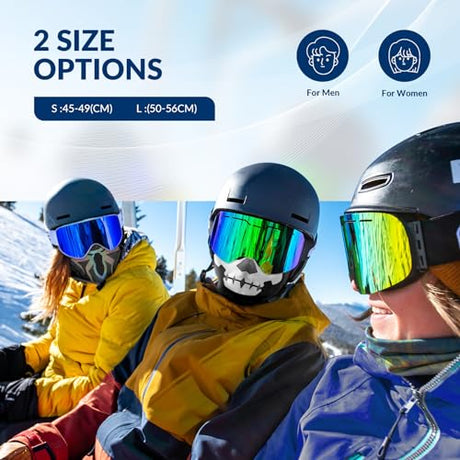 ROCKBROS Kominiarka Zimowa Unisex Ciepła, Oddychająca i Wiatroodporna, Miękka Balaclava na Zimę-YPP054 Kominiarki