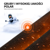ROCKBROS Kominiarka na Narty Zagęszczony i Ciepły Zielona Maska