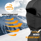 ROCKBROS Kominiarka Rowerowa, Ciepła, Wiatroszczelna Dla Mężczyzn/Kobiet Kominiarki