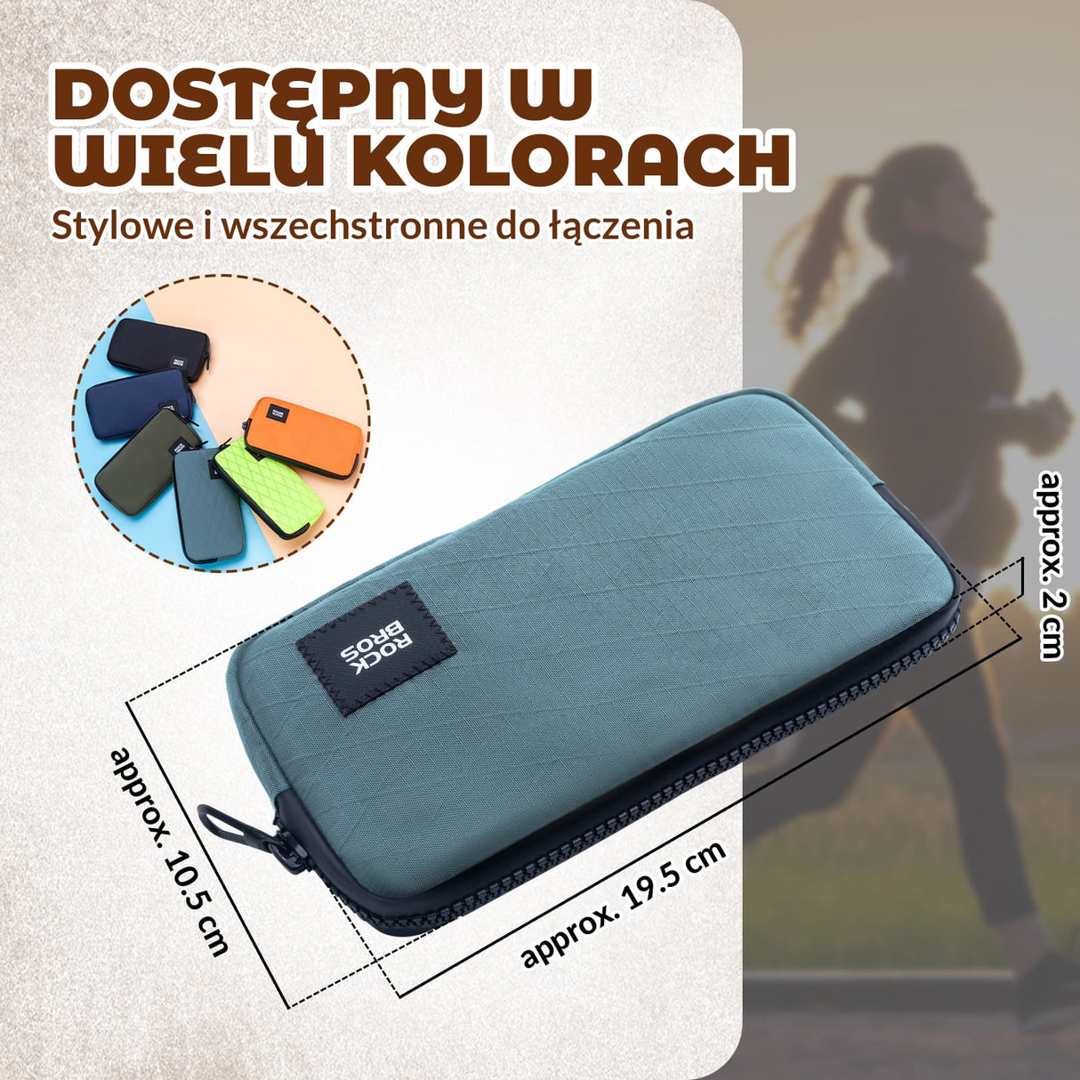 ROCKBROS Kompaktowy Portfel Sportowy 0,15L- L001 Portfel