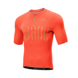 ROCKBROS Koszulka rowerowa z krótkim rękawem i zamkiem 1/2-YDDX008 KoszulkiCzerwony S