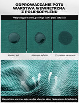 ROCKBROS Koszulka rowerowa z krótkim rękawem i zamkiem 1/2-YDDX008 Koszulki
