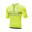 ROCKBROS Koszulka rowerowa z krótkim rękawem i zamkiem 1/2-YDDX008 KoszulkiŻółty S
