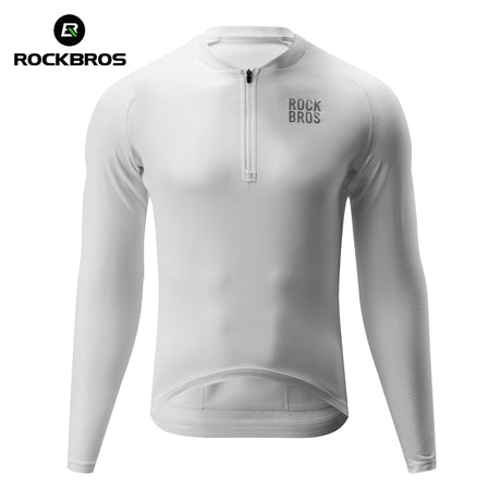 ROCKBROS Koszulka Rowerowa Z Długim Rękawem i Krótkim Zamkiem-YDCX011 Koszulki
