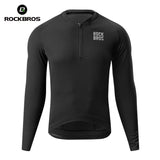 ROCKBROS Koszulka Rowerowa Z Długim Rękawem i Krótkim Zamkiem-YDCX011 Koszulki