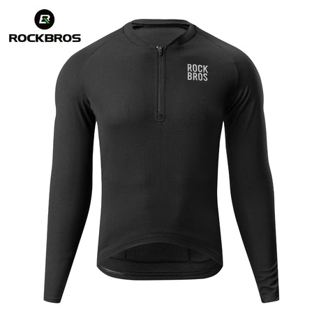 ROCKBROS Koszulka Rowerowa Z Długim Rękawem i Krótkim Zamkiem-YDCX011 Koszulki