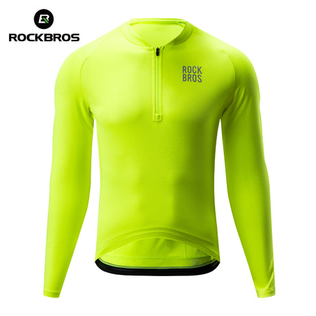 ROCKBROS Koszulka Rowerowa Z Długim Rękawem i Krótkim Zamkiem-YDCX011 Koszulki