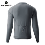 ROCKBROS Koszulka Rowerowa Z Długim Rękawem i Krótkim Zamkiem-YDCX011 Koszulki