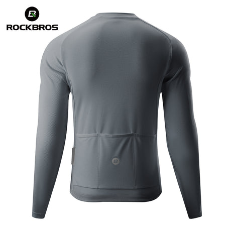 ROCKBROS Koszulka Rowerowa Z Długim Rękawem i Krótkim Zamkiem-YDCX011 Koszulki