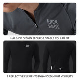 ROCKBROS Koszulka Rowerowa Z Długim Rękawem i Krótkim Zamkiem-YDCX011 Koszulki