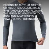 ROCKBROS Koszulka Rowerowa Z Długim Rękawem i Krótkim Zamkiem-YDCX011 Koszulki