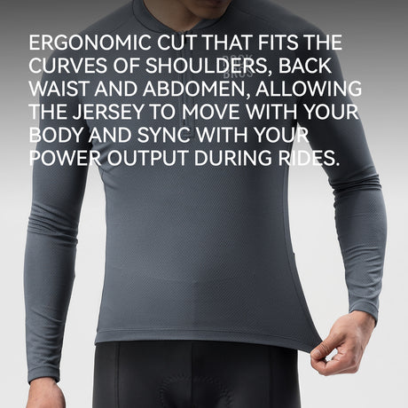 ROCKBROS Koszulka Rowerowa Z Długim Rękawem i Krótkim Zamkiem-YDCX011 Koszulki