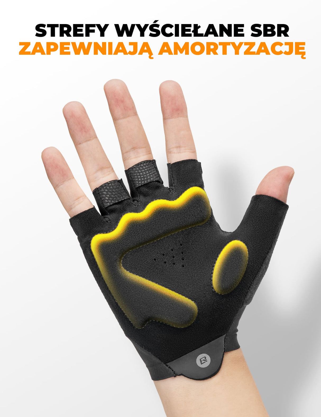 ROCKBROS Rękawiczki Rowerowe Krótkie Letnie Antypoślizgowe Oddychające-S408 Rękawiczki