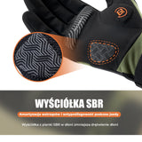 ROCKBROS Rękawiczki Rowerowe Długie z Ekranem Dotykowym Wiosna i Jesień-S379 Rękawiczki
