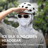 ROCKBROS Lato Kominiarka Rowerowa Ice Silk UPF50+ Kominiarki