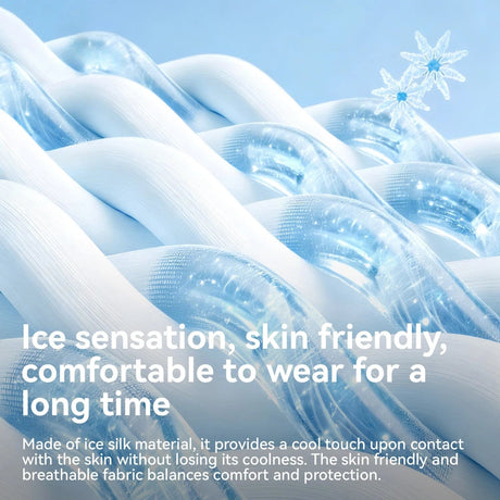 ROCKBROS Lato Kominiarka Rowerowa Ice Silk UPF50+ Kominiarki