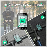 ROCKBROS Licznik Rowerowy Bezprzewodowy GPS Wodoodporny Prędkościomierz I Drogomierz Licznik