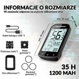 ROCKBROS Licznik Rowerowy Bezprzewodowy GPS Wodoodporny Prędkościomierz I Drogomierz Licznik