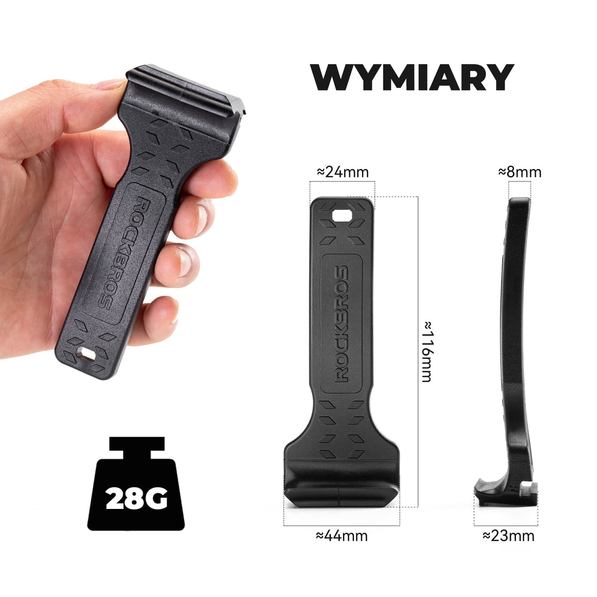 ROCKBROS Łyżka do Opon Rowerowych 2 W 1 Ultralekkie I Wytrzymałe-NLQTB-001 Narzędzia do naprawy roweru