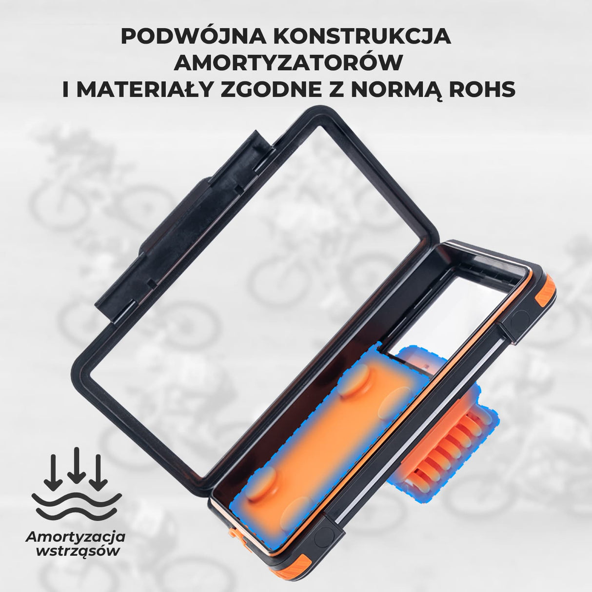 ROCKBROS Magnetyczny Uchwyt Na Telefon Rowerowy-HW-87 Uchwyty na telefon