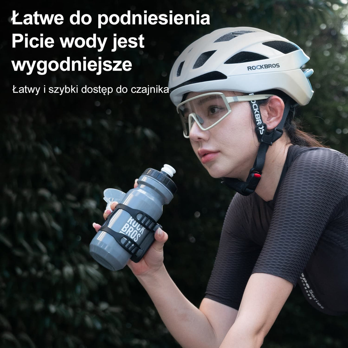 ROCKBROS Magnetyczny uchwyt na bidon — szybki dostęp, podwójny montaż, maksymalna uniwersalność