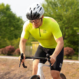 ROCKBROS Męska Koszulka Rowerowa High-VIS Neonowa Zieleń-YDDK013-1 Koszulki