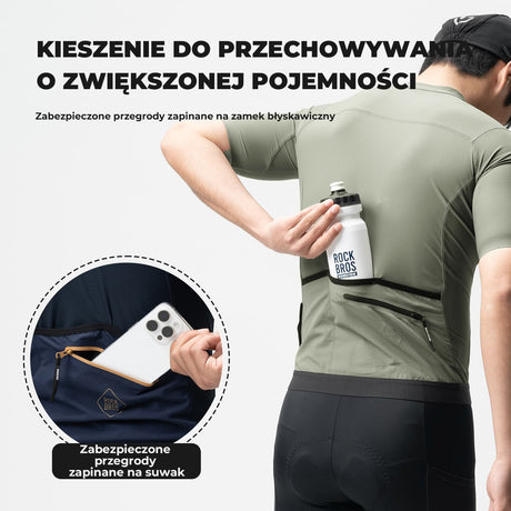 ROCKBROS Męska Letnia Koszulka Kolarska Z Krótkim Rękawem-YDDX009 Koszulki