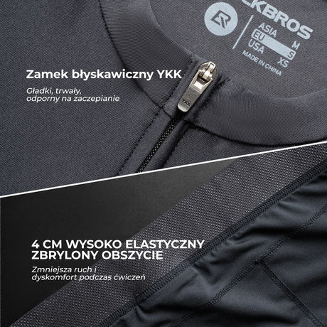ROCKBROS Męska Koszulka Rowerowa Krótki Rękaw, Oddychająca i Odblaskowa Koszulki