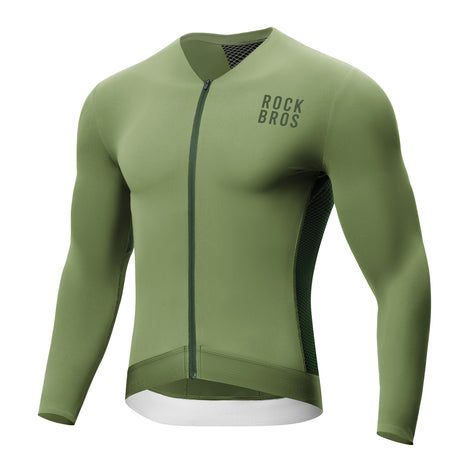 ROCKBROS Męska Koszulka Rowerowa z Długim Rękawem Szybkoschnący-YDCX005 Koszulki