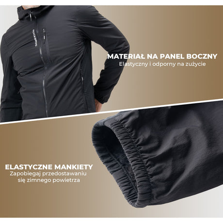 ROCKBROS Męska Kurtka Rowerowa Ocieplana-YPW075 Kurtki