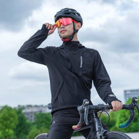 ROCKBROS Zestawy Odzieży Męski Składający Się Z Kurtki Typu Softshell I Spodni Z Podszewką Zestawy odzieży