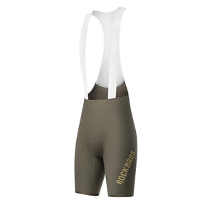 ROCKBROS Męskie Spodenki Rowerowe Z Szelkami, Oddychające Amortyzujące I Wyściełane-YDDK008 Spodnie rowerowe na szelkachBrązowy EU Size XS (Asian Size S)