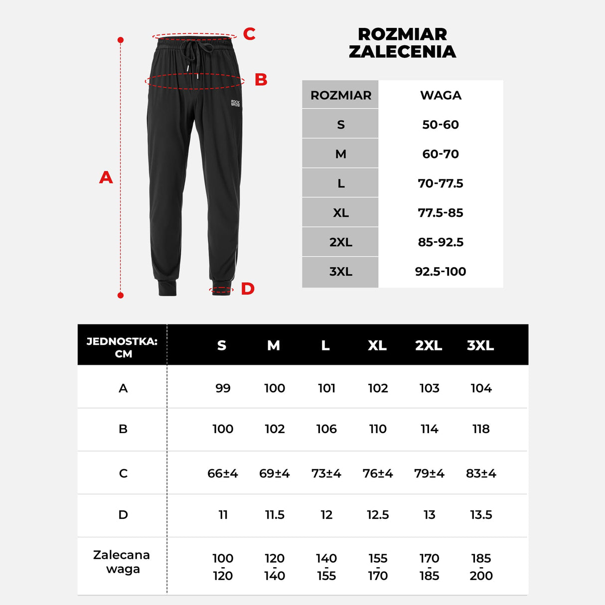 ROCKBROS Cienkie Spodnie Męskie Rowerowe z Odblaskowymi Paskami Spodnie