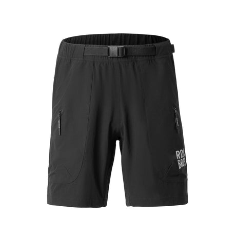 ROCKBROS Męskie Szorty Sportowe Innowacyjny Pasek Magnetyczny-YDDK015 SpodenkiCzarny EU Size S (Asian Size M)