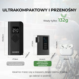 ROCKBROS Mini Elektryczne Pompki Rowerowa z Manometrem Maks. 120 PSI-AS240 PRO Elektryczne pompki