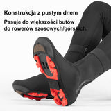 ROCKBROS Ochraniacze na Buty Wyściełane Polarem Rowerowe Damskie Męskie Pokrowce Ochraniacze na buty