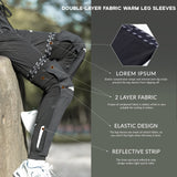 ROCKBROS Ocieplacze na Nogi Dla Kobiet i Mężczyzn, Kolarskie Ocieplacze Na Kolana Nogawki