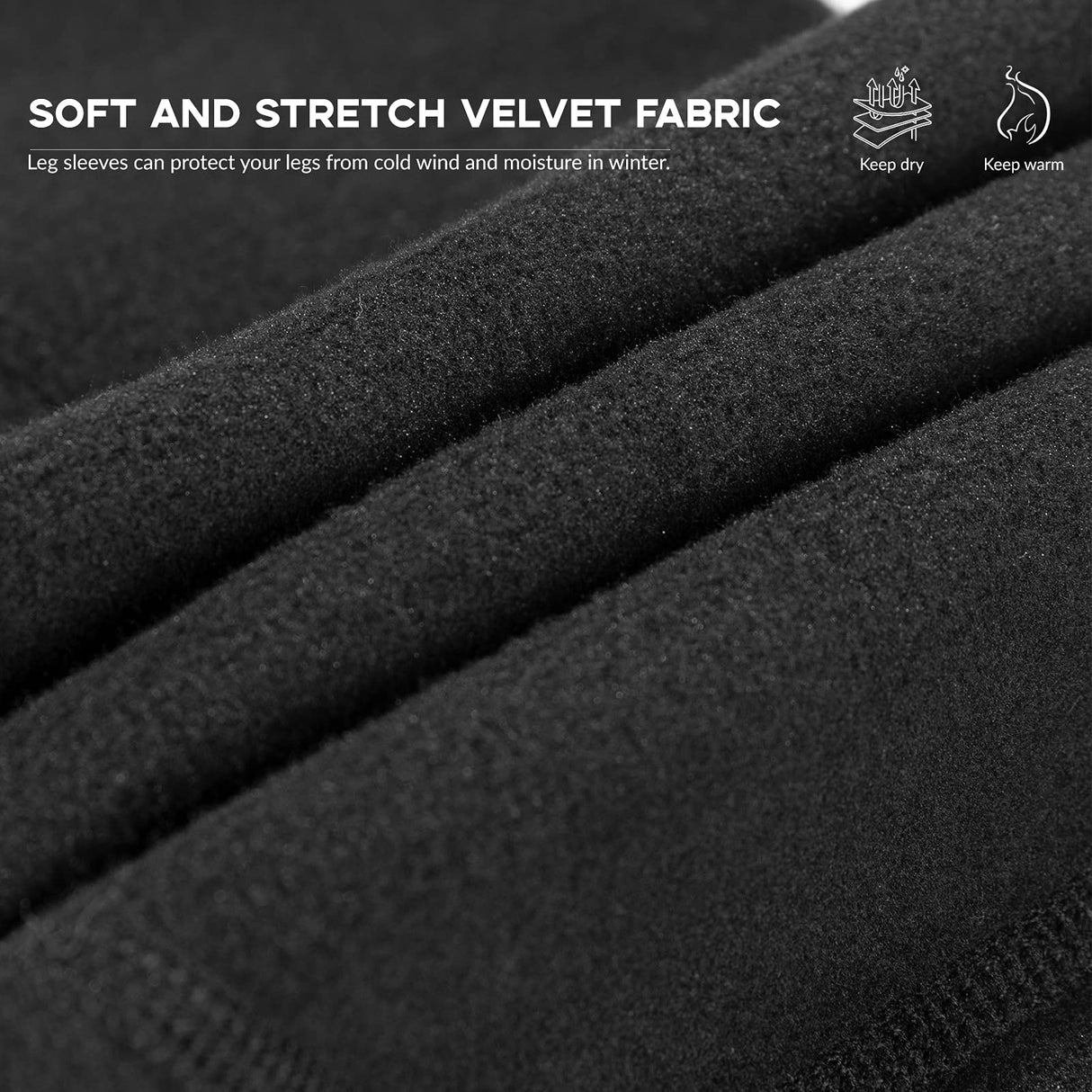 ROCKBROS Ocieplacze na Nogi Dla Kobiet i Mężczyzn, Kolarskie Ocieplacze Na Kolana Nogawki